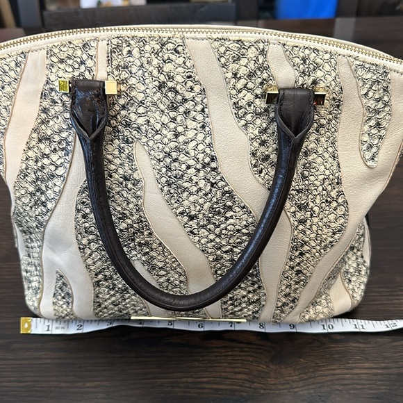 Brahmin duxbury crème solymar satchel - Picture 13 of 14
